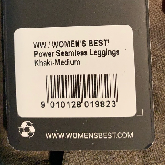 Women’s Best NEW WITH TAG POWER SEAMLESS LEGGINGS KHAKI MED - Picture 5 of 6